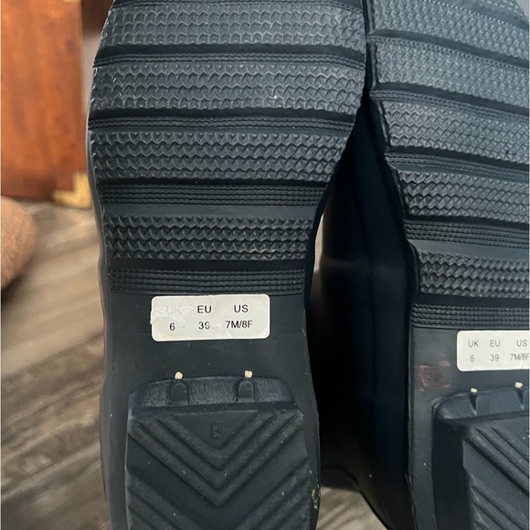NWOB Hunter Original Tall Rain Boots Navy - Picture 7 of 8